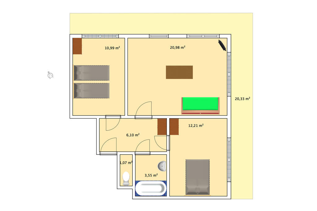 Residence Galaxy Ле-Же Номер фото